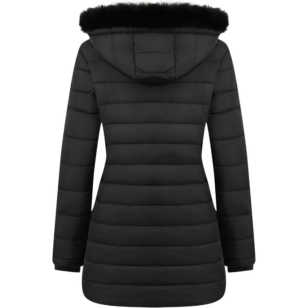 Lightweight Women's Waterproof Down Jacket With F… - image 2